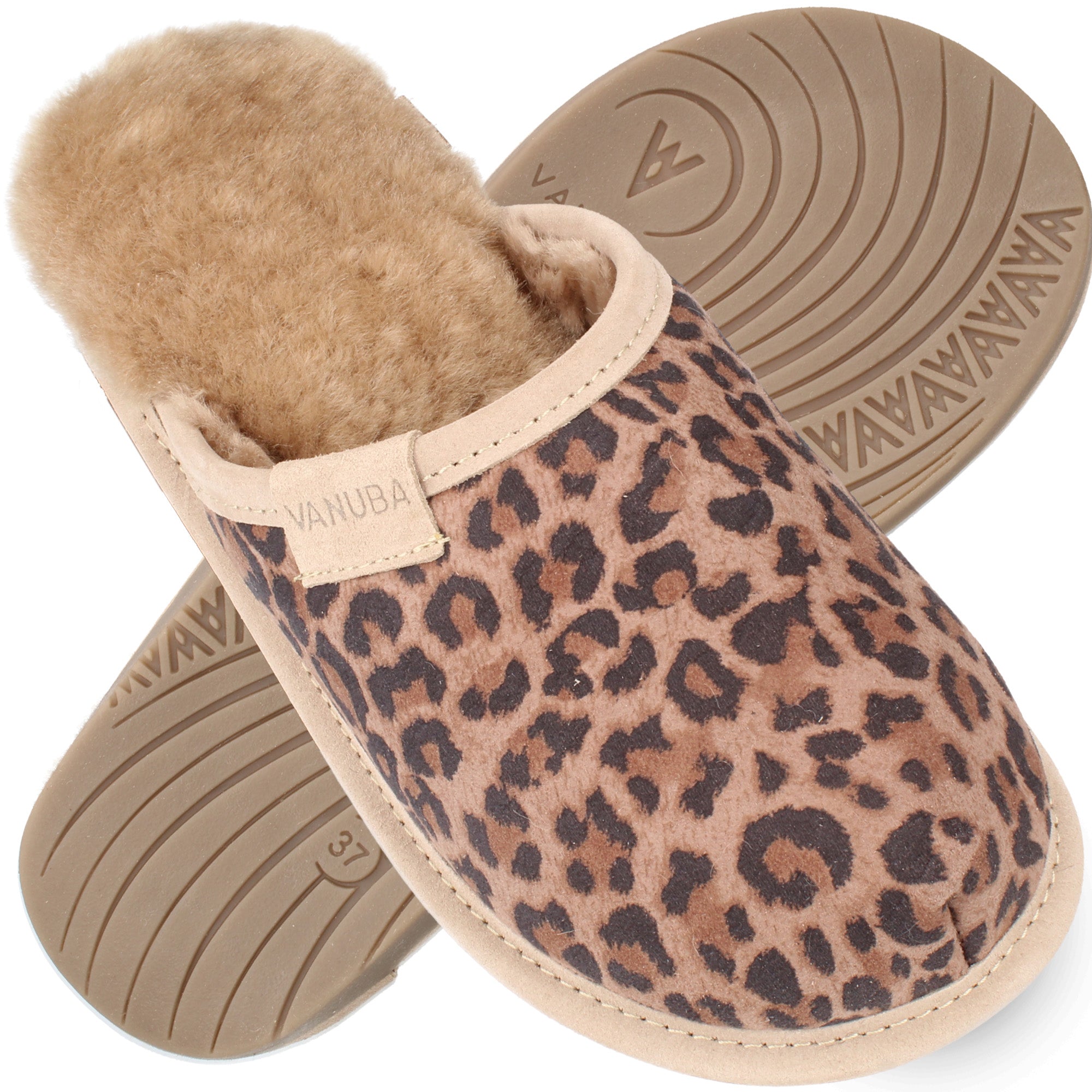 Panther Damen VANUBA® Hausschuhe Normal Gefüttert