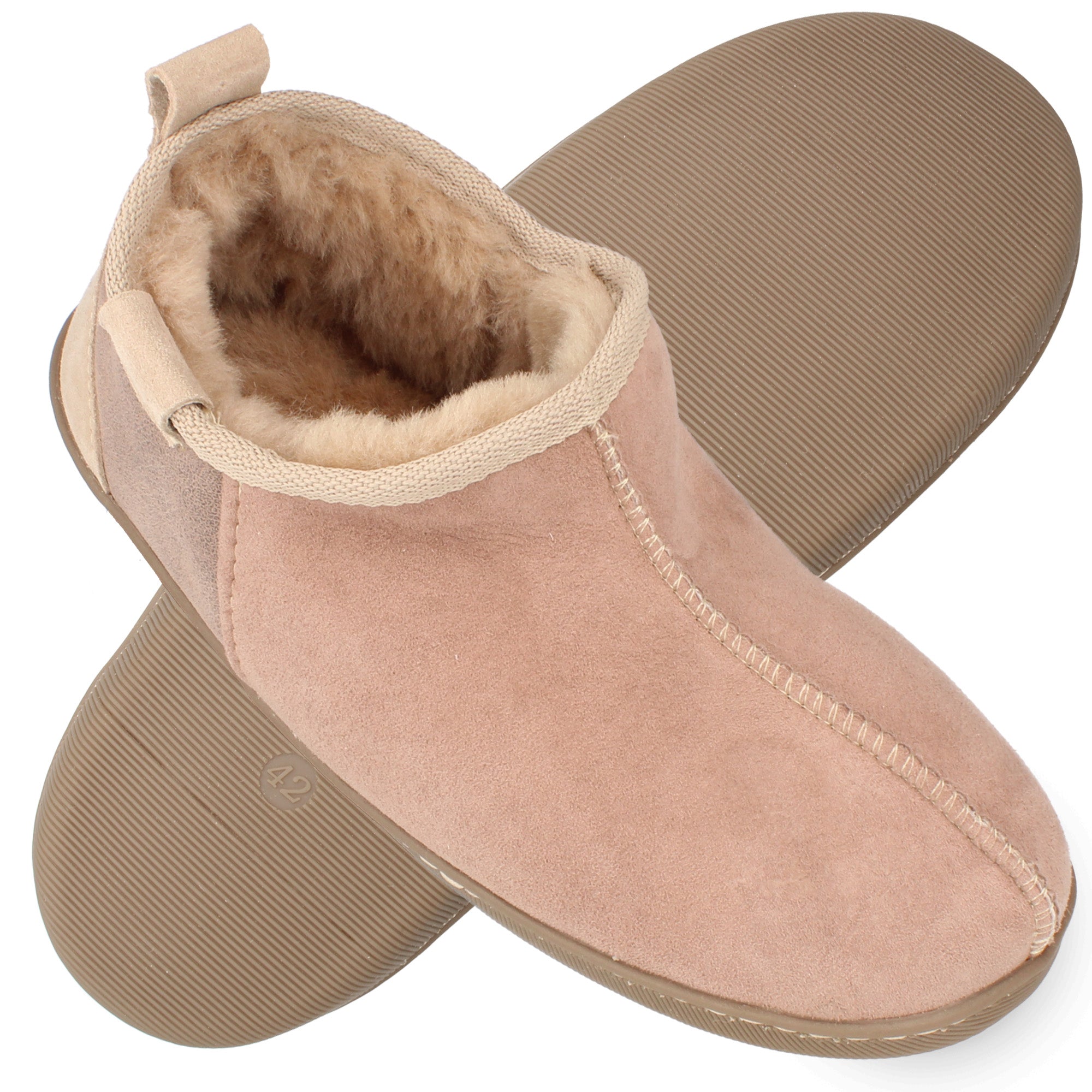 Dorper Herren VANUBA® Hausschuhe Beige