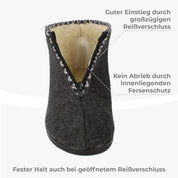 Edsele Damen filsko® Damen Winterhausschuhe