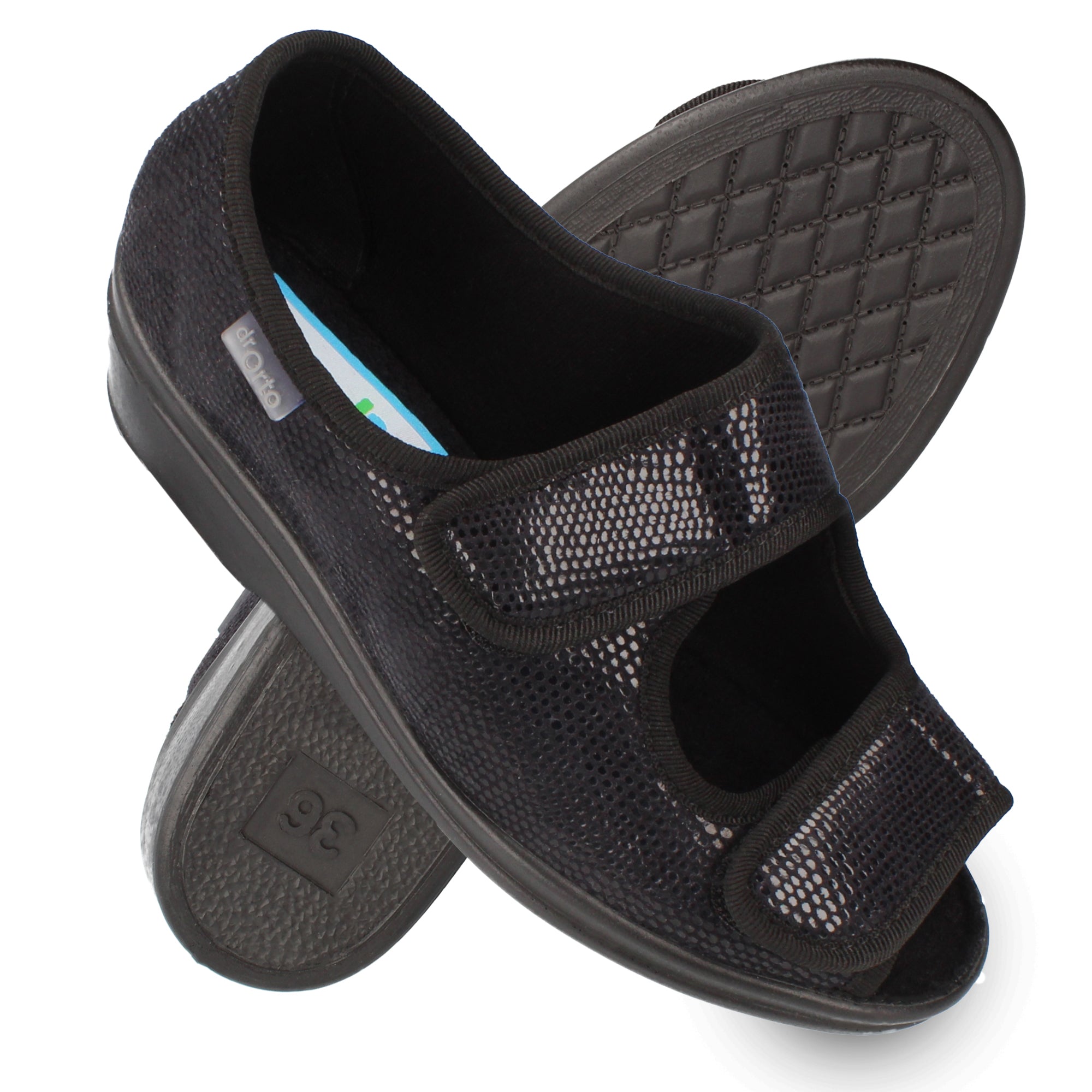 Derby dr Orto MED® Schwarz