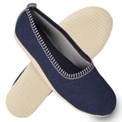 Garderen filsko® Damen Ballerina Blau