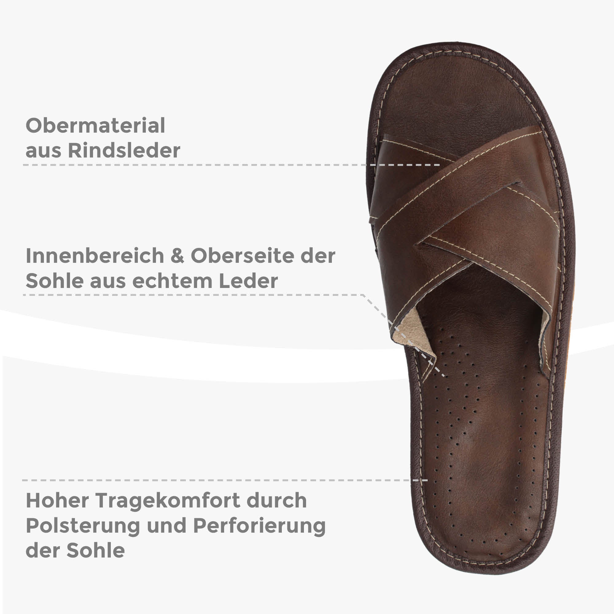 Valencia filsko® Herren Sommerhausschuhe