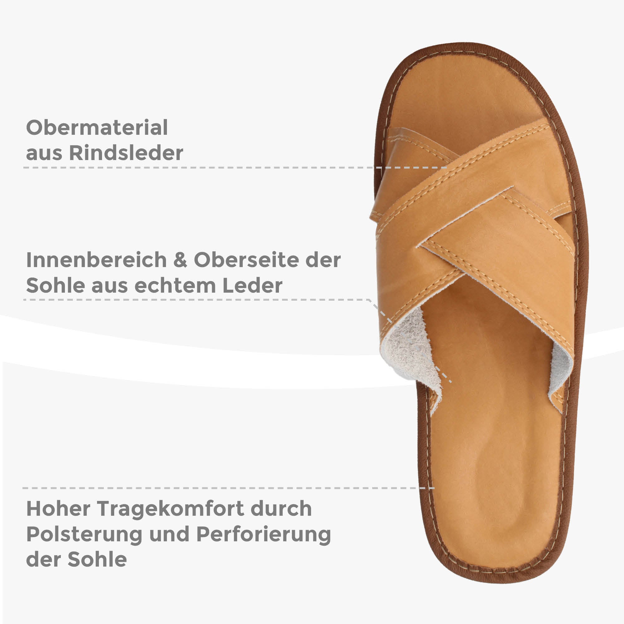 Valencia filsko® Herren Sommerhausschuhe