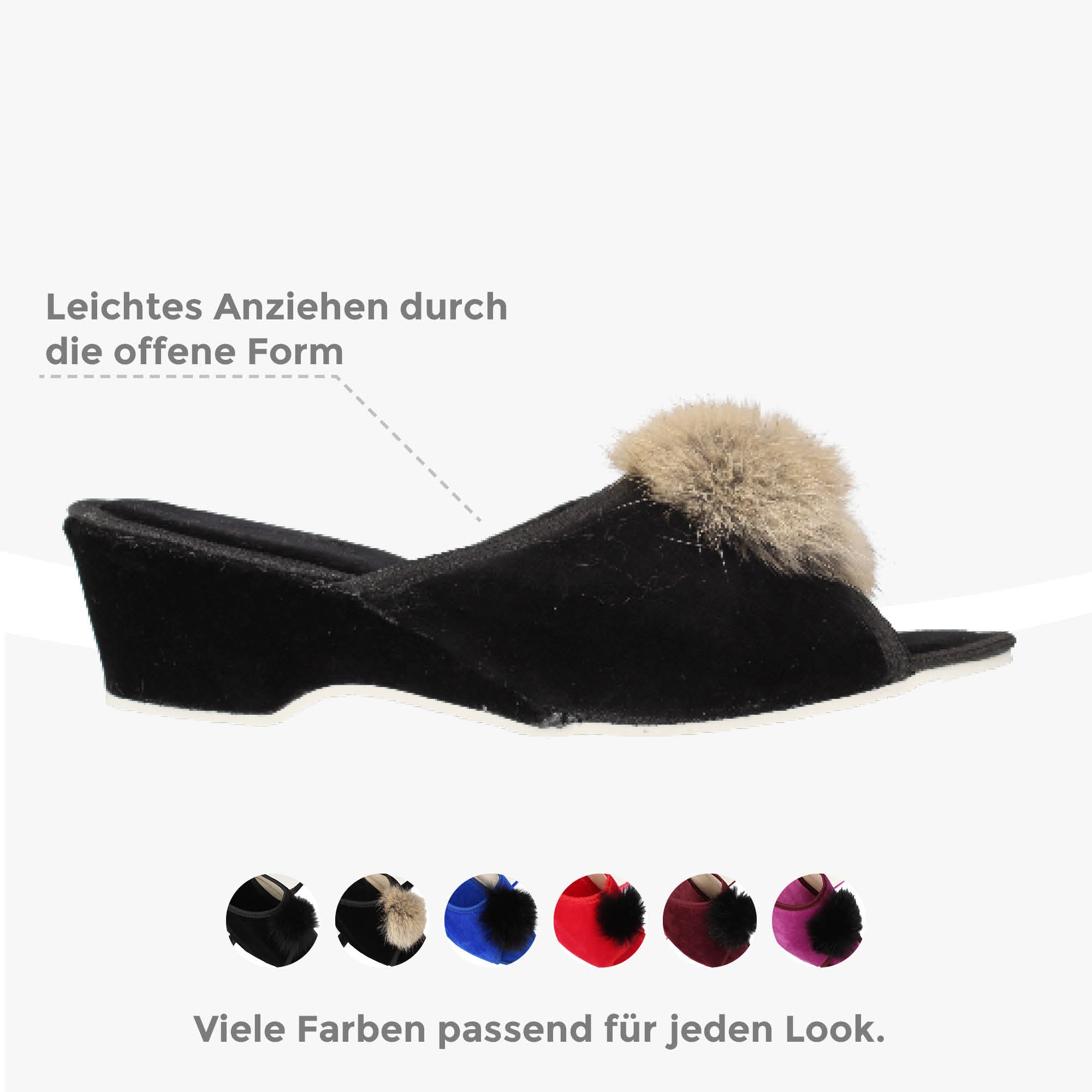 Latina filsko® Damen Sommerhausschuhe