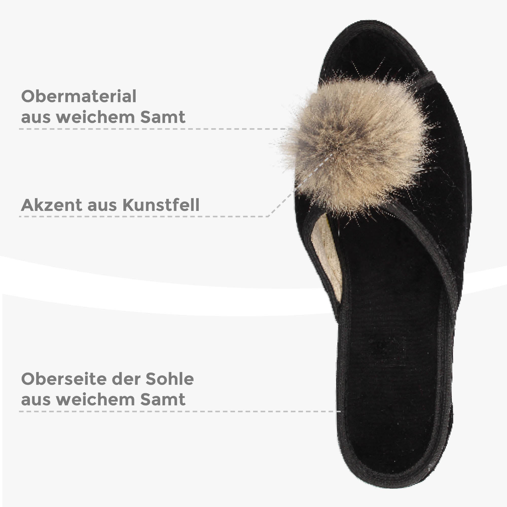 Latina filsko® Damen Sommerhausschuhe