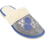 Nivala filsko® Damen Winterhausschuhe Hell blau