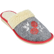 Nivala filsko® Damen Winterhausschuhe Hell rot