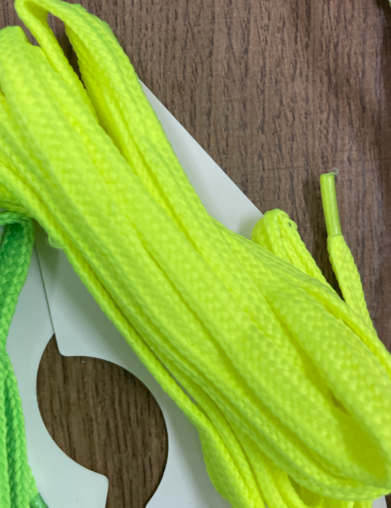 Schnürsenkel Unisex breit filsko® Zubehör Neon-gelb, breit 120 cm