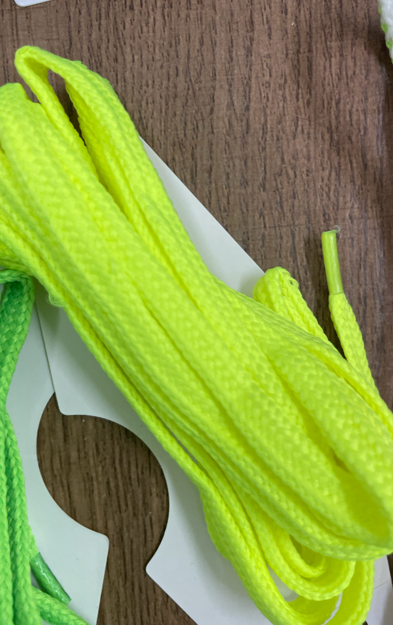 Schnürsenkel Unisex breit filsko® Zubehör Neon-gelb, breit 120 cm