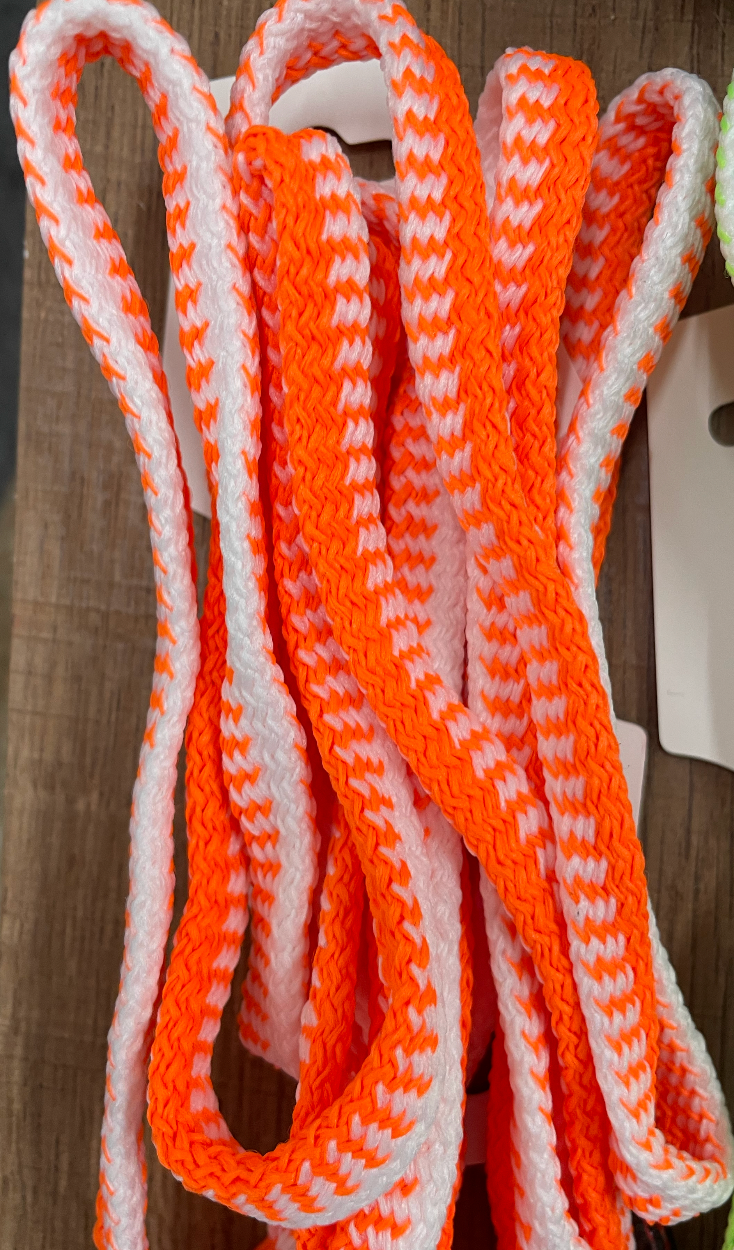 Schnürsenkel Unisex breit filsko® Zubehör Neon-orange-weiß, breit 120 cm