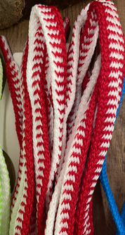 Schnürsenkel Unisex breit filsko® Zubehör Rot-weiß, breit 120 cm