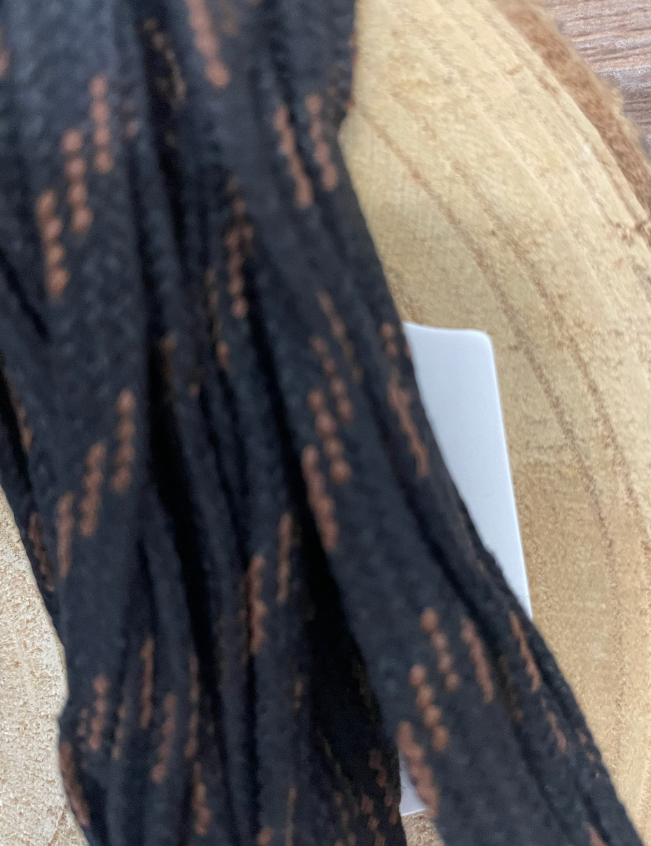 Schnürsenkel Unisex breit filsko® Zubehör Schwarz-braun, breit 150 cm