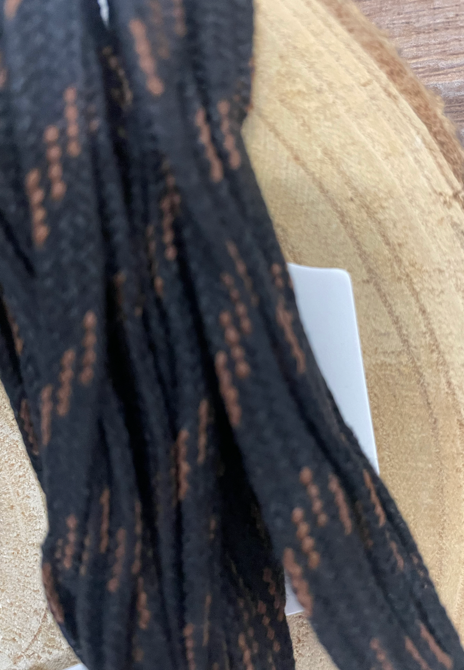 Schnürsenkel Unisex breit filsko® Zubehör Schwarz-braun, breit 150 cm
