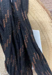 Schnürsenkel Unisex breit filsko® Zubehör Schwarz-braun, breit 150 cm