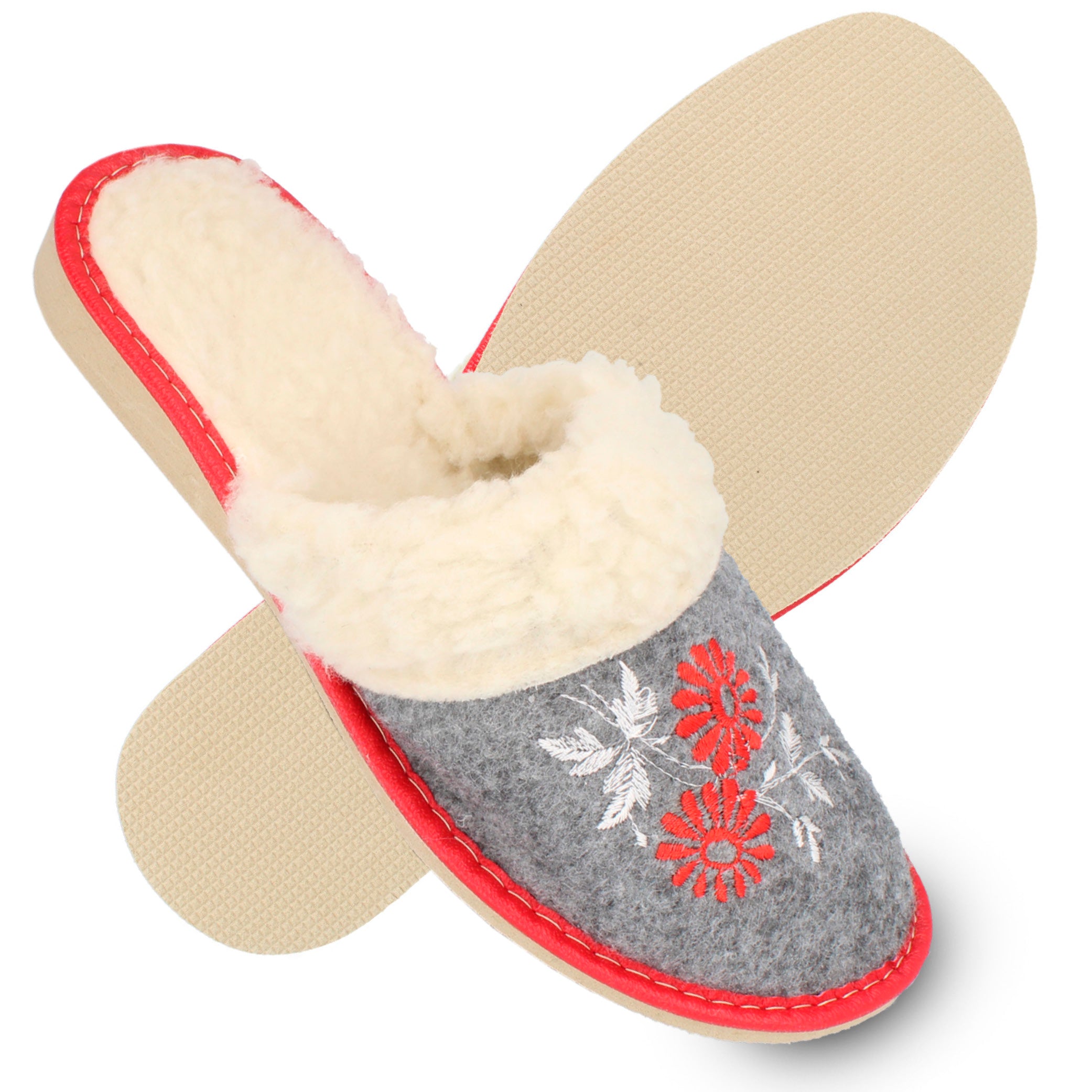 Nivala filsko® Damen Winterhausschuhe