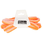 Schnürsenkel Unisex breit filsko® Zubehör Neon-orange-weiß, breit 120 cm
