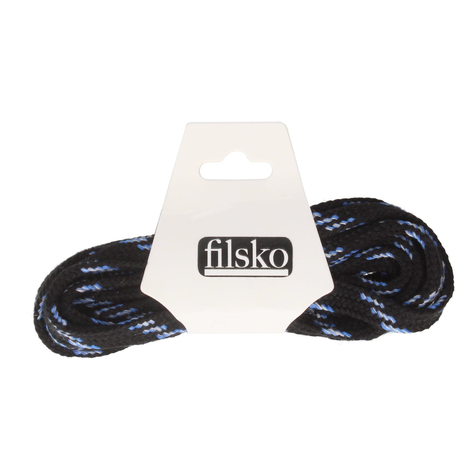 Schnürsenkel Unisex breit filsko® Zubehör Schwarz-blau, breit 120 cm