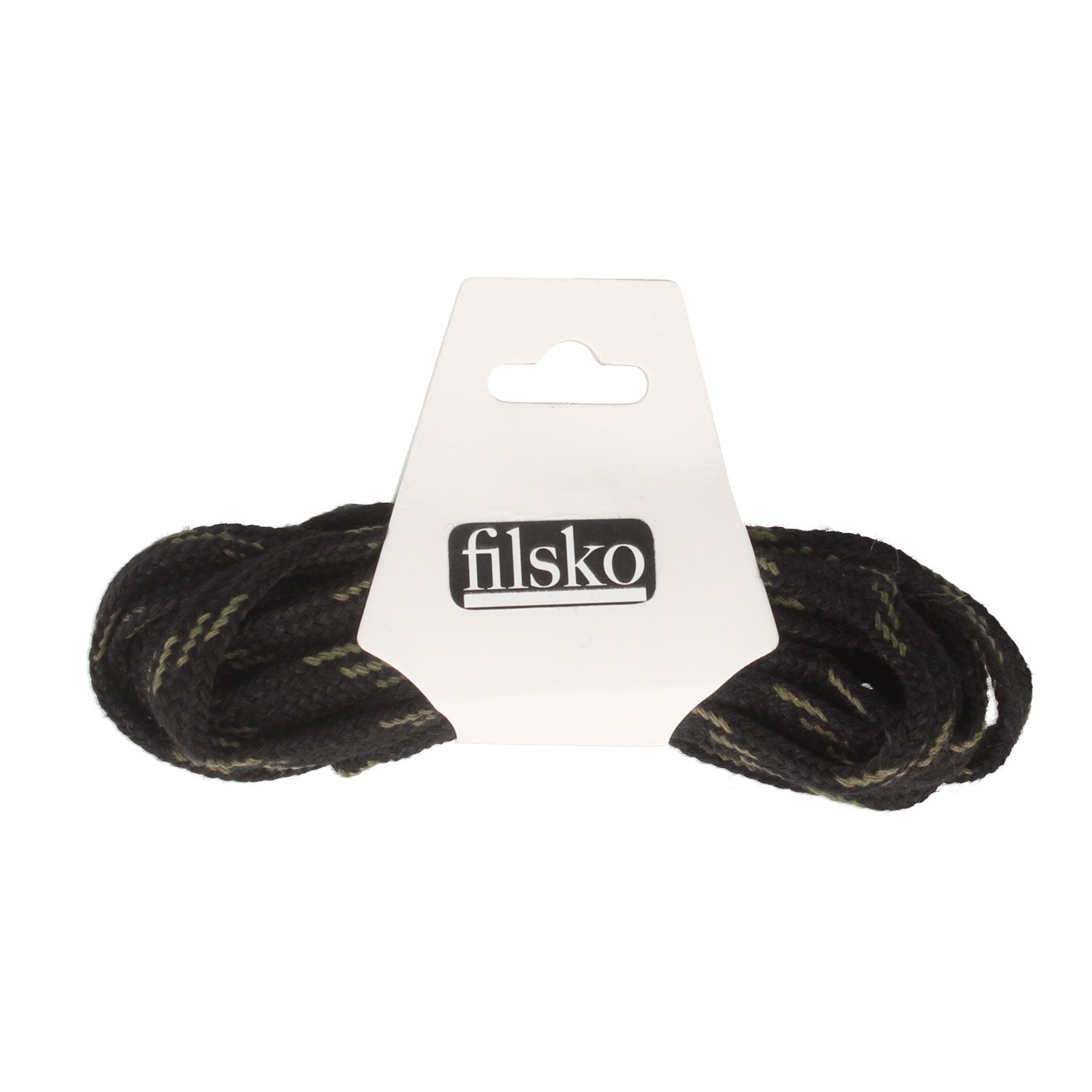 Schnürsenkel Unisex breit filsko® Zubehör Schwarz-olive, breit 120 cm