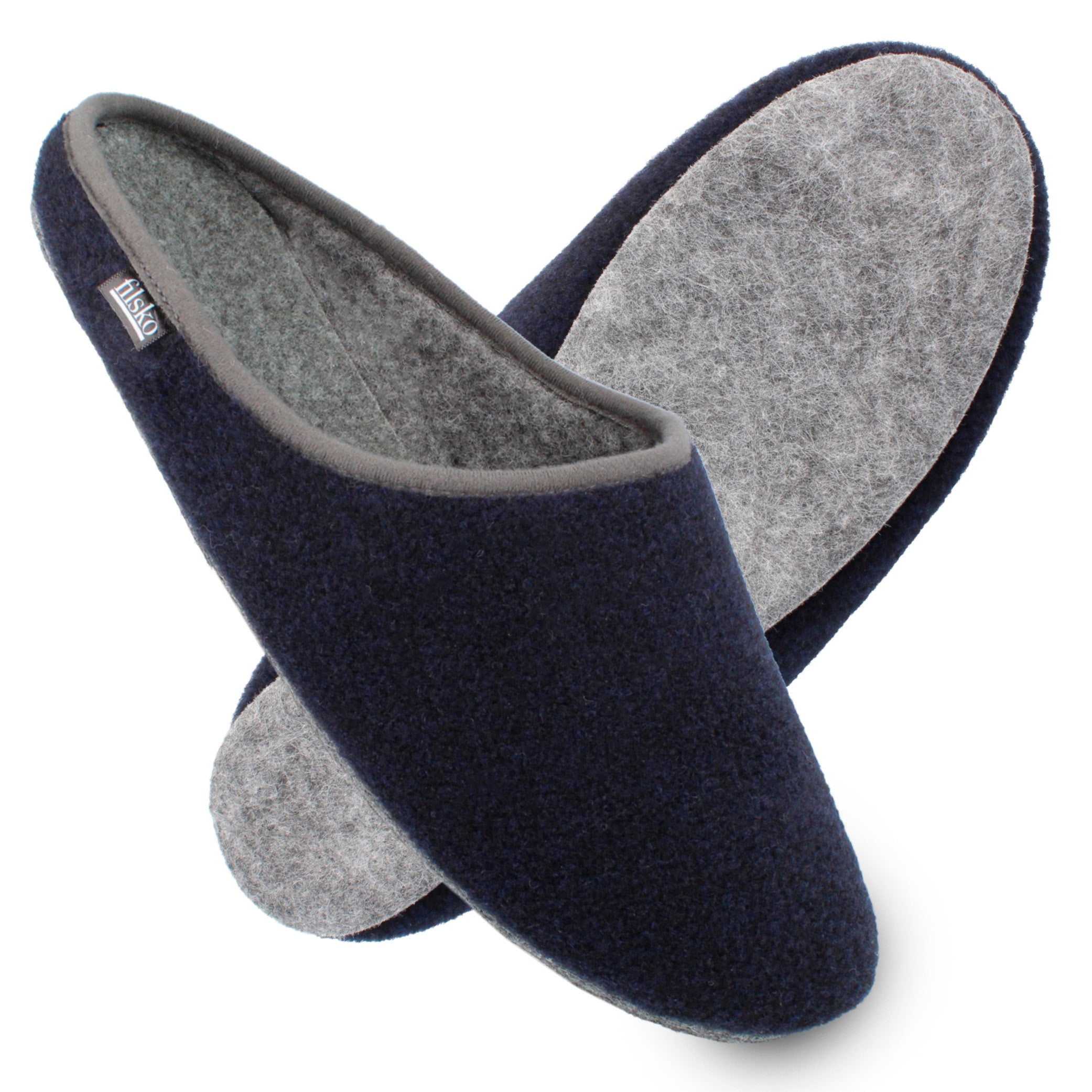 Klassiker filsko® Hausschuhe Blau
