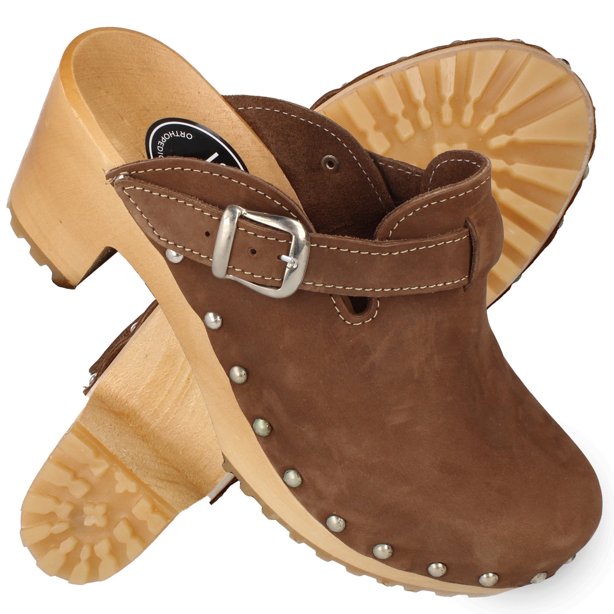 Berhida cloque® Clogs Braun