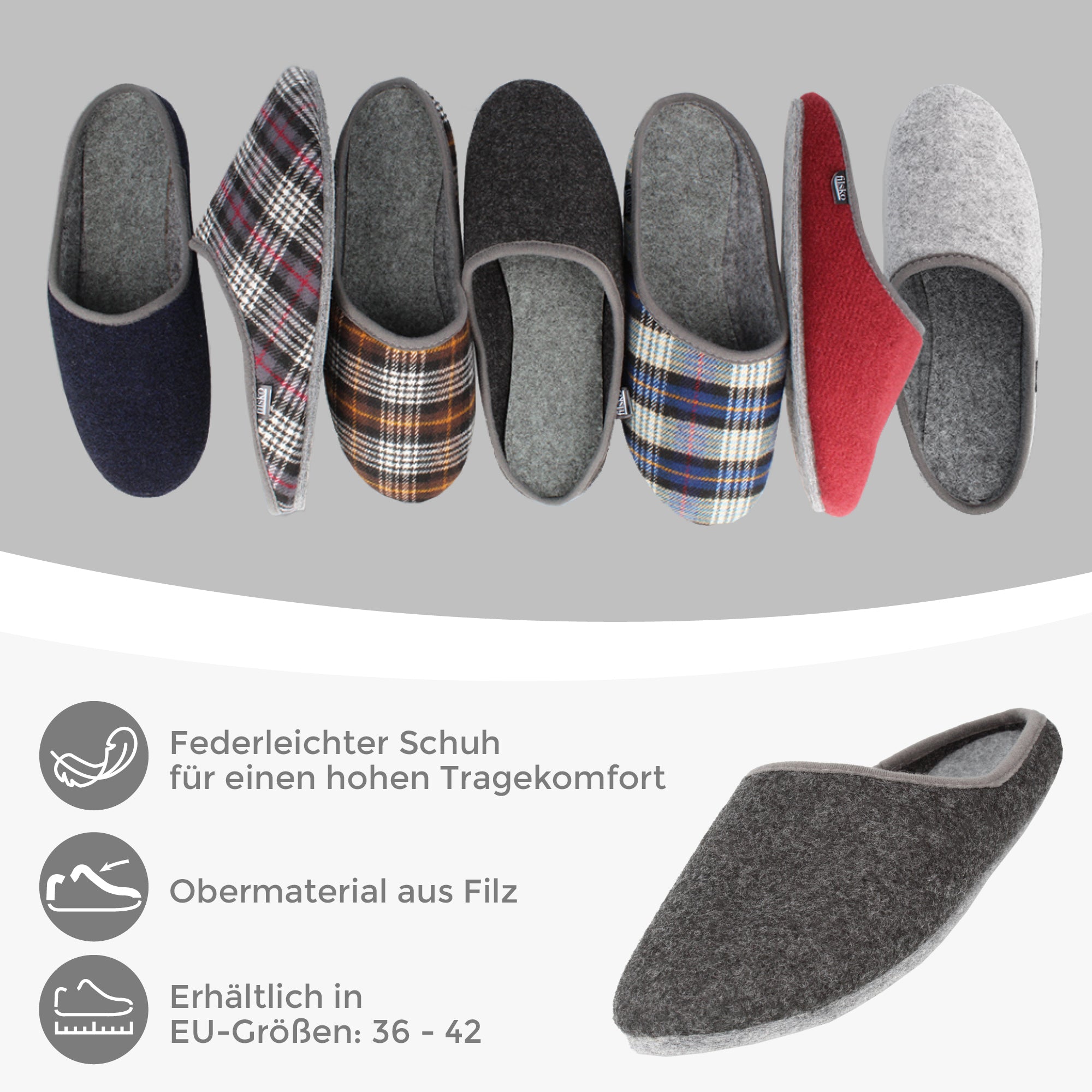 Klassiker filsko® Hausschuhe