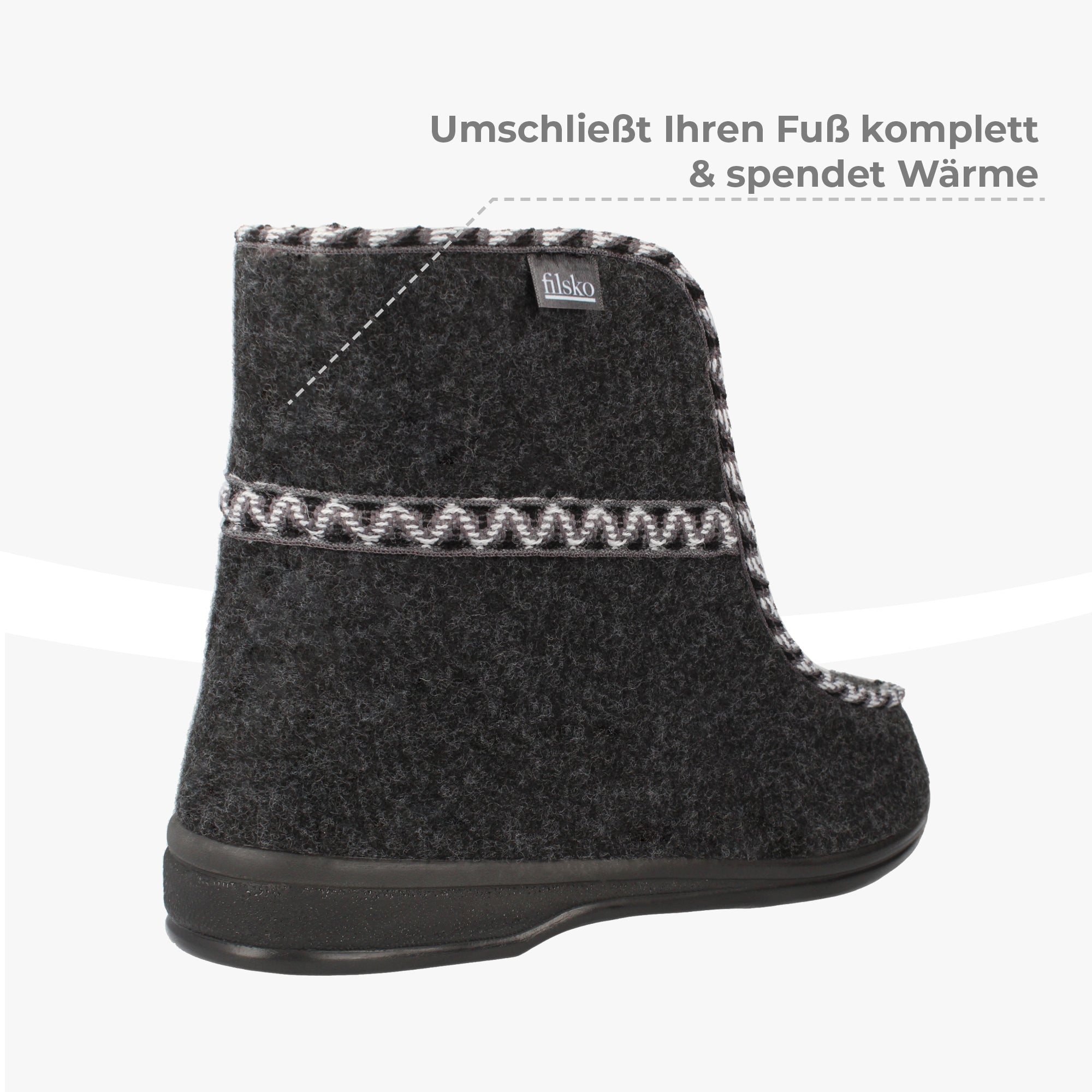 Medle filsko® Damen Winterhausschuhe