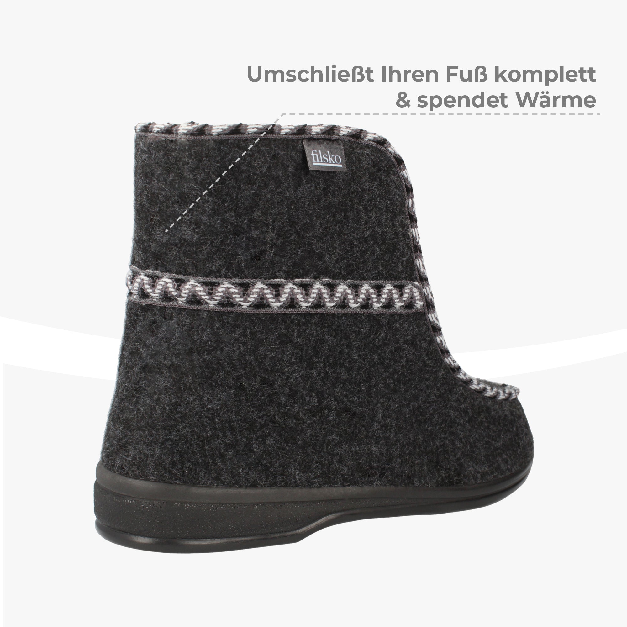 Medle filsko® Damen Winterhausschuhe