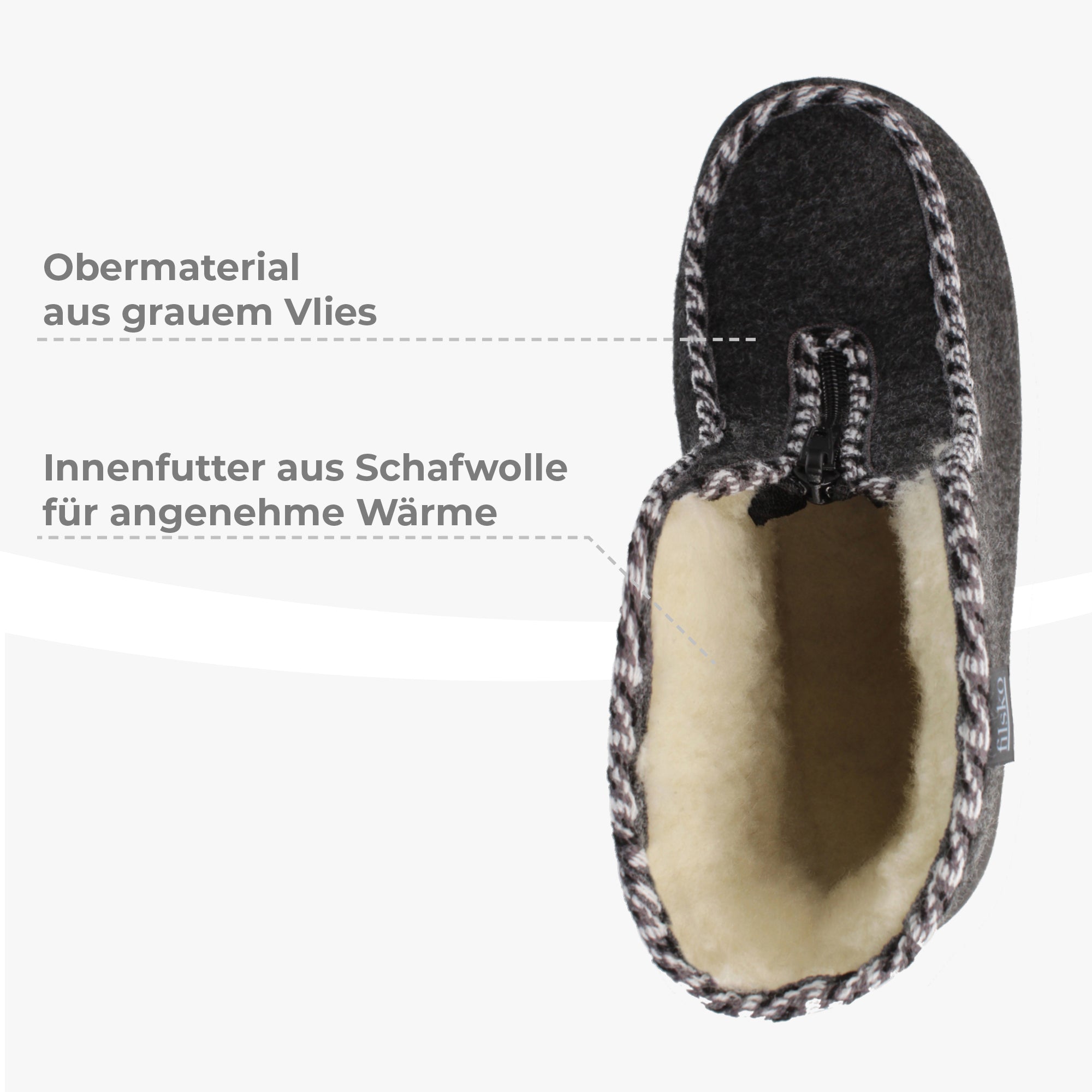 Medle filsko® Damen Winterhausschuhe
