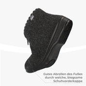 Edsele filsko® Damen Winterhausschuhe