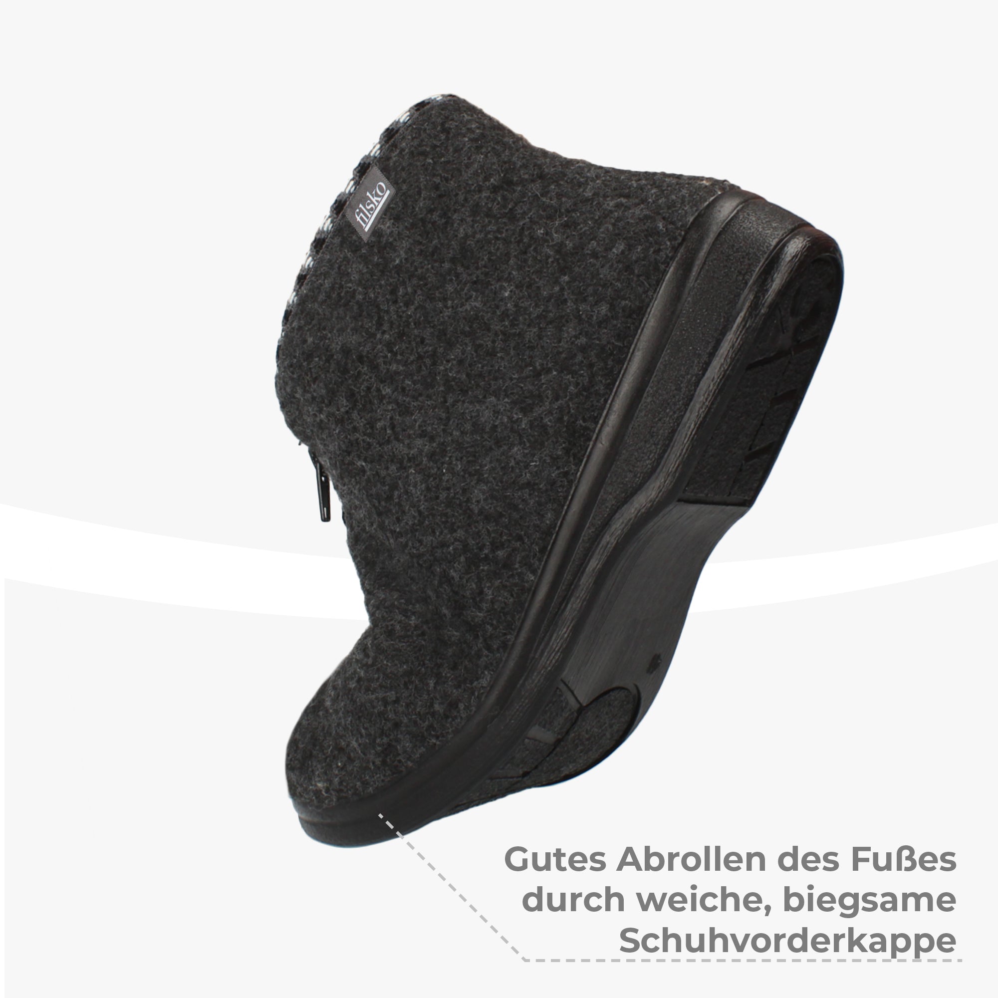 Edsele filsko® Damen Winterhausschuhe