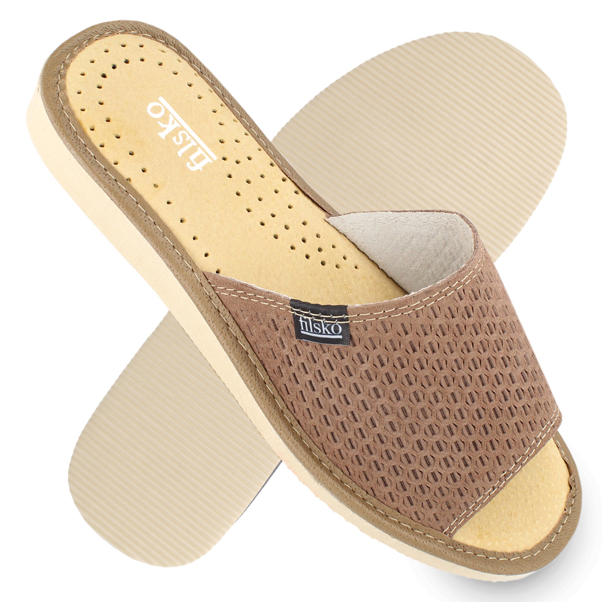 Almada filsko® Hausschuhe Beige